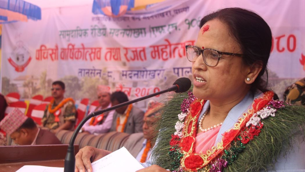 समाजको अग्रगामी रूपान्तरणका लागि सञ्चारमाध्यमको अग्रणी भूमिका :  मन्त्री रेखा शर्मा