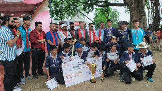 यु-१४ टिट्वान्टी क्रिकेट च्याम्पियनसिपको उपाधी न्यु होराइजनलाइ