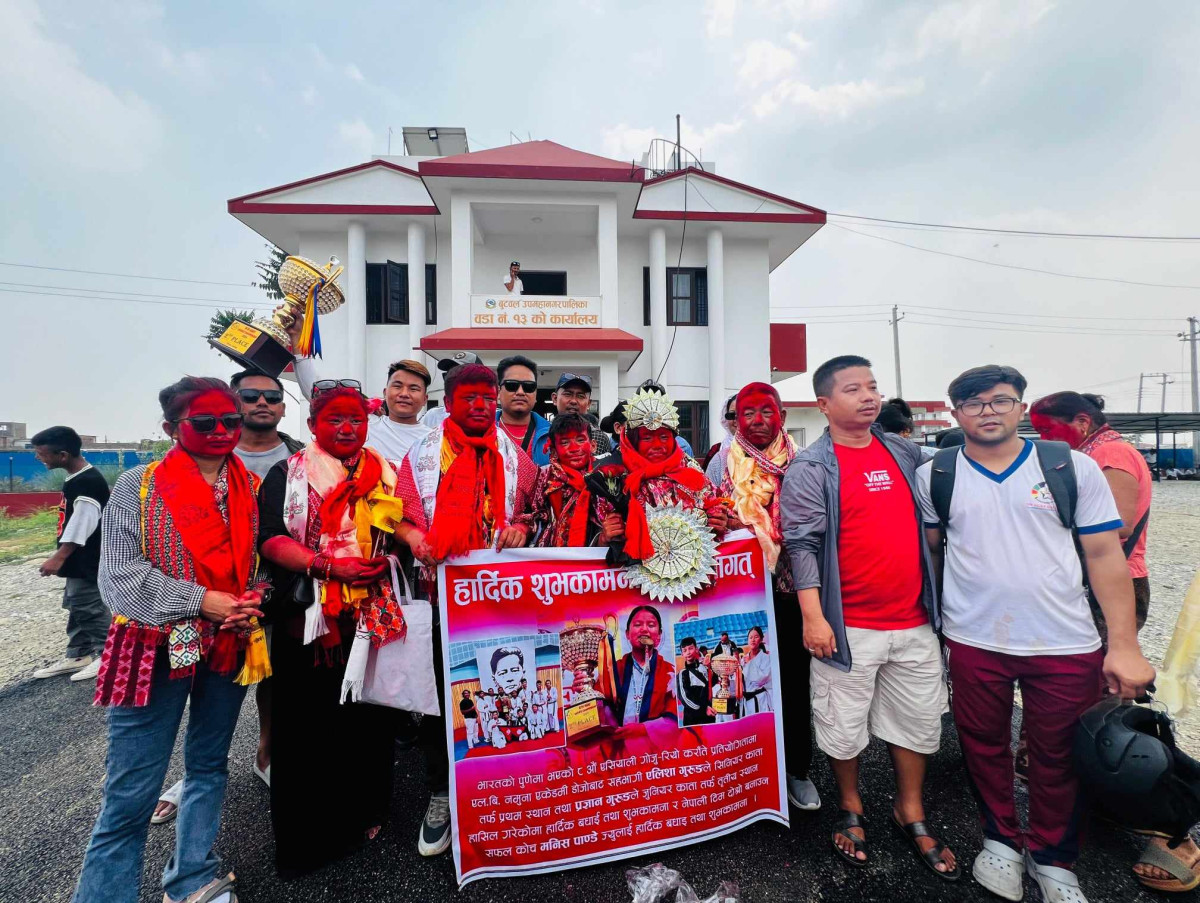 ८ औं एसियाली कराँते च्याम्पियनका विजयी खेलाडीलाई बुटवल-१३ ले गर्‍यो सम्मान