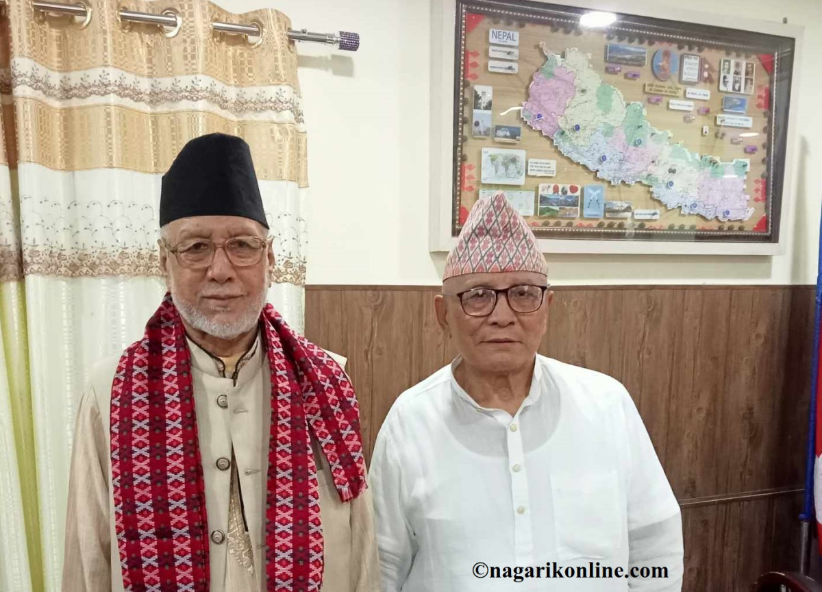 लुम्बिनी प्रदेश प्रमुख शेरचन र सुदुरपश्चिमका प्रमुख मियाँबिच भेटघाट 