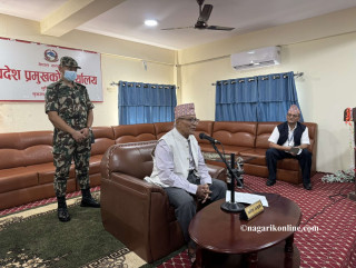 जाँदाजाँदै अमिक शेरचनको गुनासो : सरकारले प्रदेश प्रमुख पदको गरिमा राखेन