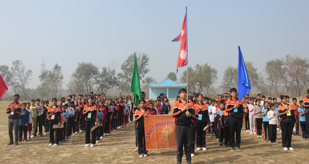 स्मृति बोर्डिङ्मा खेल महोत्सव, ३ सय विद्यार्थीको प्रतिस्पर्धा
