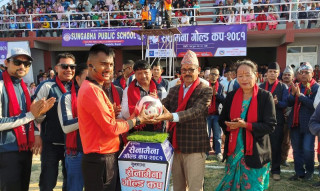 आयोजक मुर्गिया फुटवल क्लव सुनगाभा सैनामैना गोल्डकपको सेमिफाइनमा प्रवेश