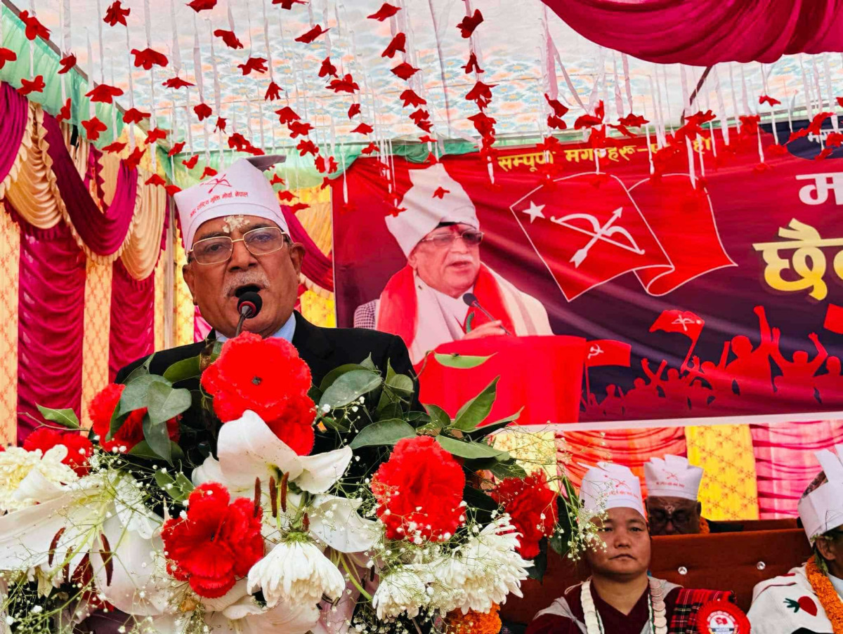 ‘पछाडि फर्कने तर्फ कसैले सोचे राम्रो हुने छैन ’ : प्रचण्ड
