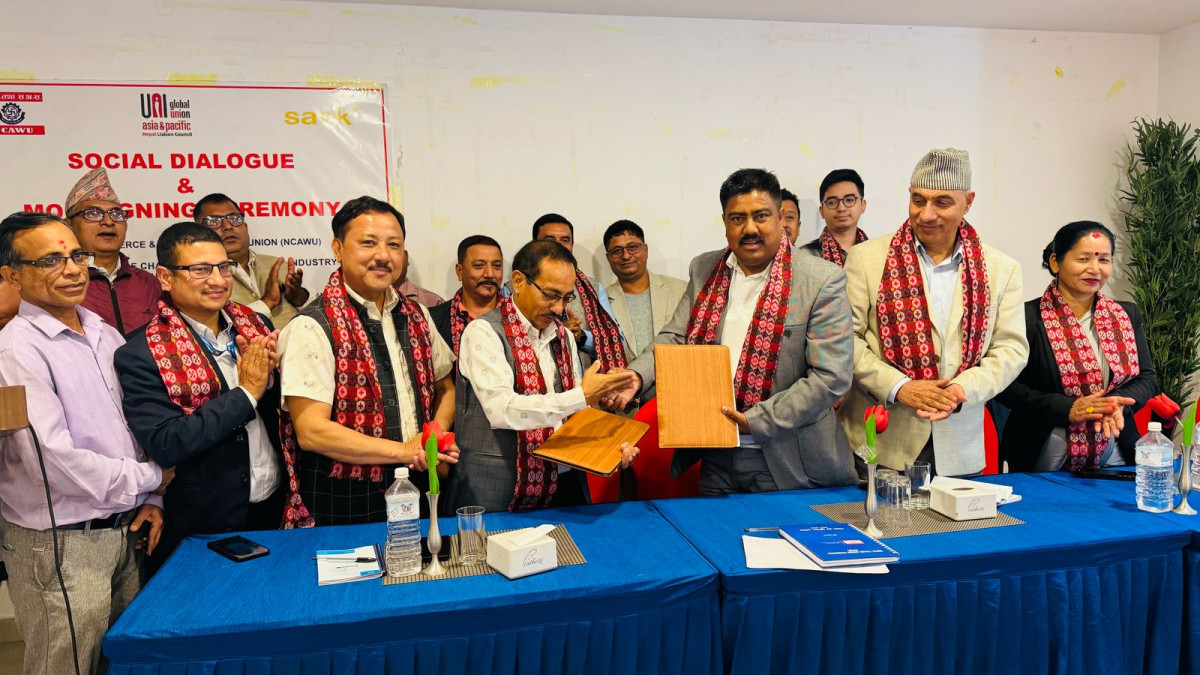 असल श्रम सम्वन्ध स्थापित गर्न बुटवलमा समझदारी पत्रमा हस्ताक्षर