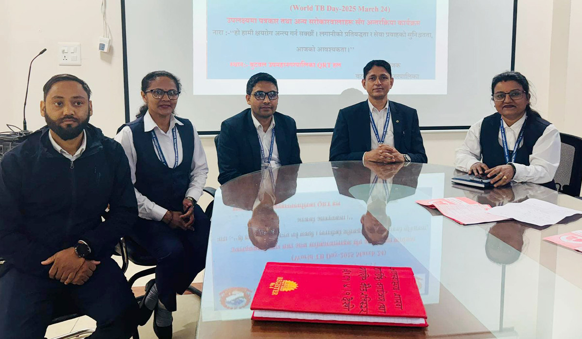 रुपन्देहीमा साढे एक वर्षमा २ हजार ७७९ जना क्षयरोग संक्रमित, ८० जनाको मृत्यु