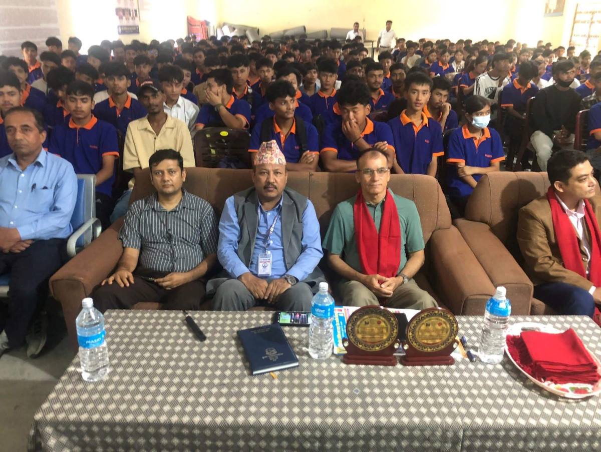 नवीन औद्योगिक कदर बहादुर रीता माविमा एचएमका विद्यार्थीलाई अभिमुखीकरण