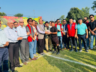 प्रथम जी–२५ सेभेन साईड भेट्रान्स कप फुटबल प्रतियोगिता शुरू,वडा नं. ११ को विजयी सुरुवात