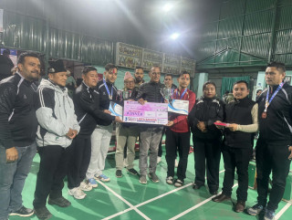 लुम्बिनी प्रदेश स्तरिय ब्याडमिन्टनमा रबिन र हिमान्सुको जोडी बिजयी
