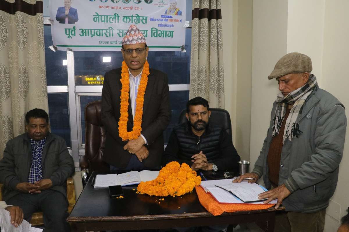 पूर्व आप्रवासीले भने -`काँग्रेस उम्मेद्वार चुन्न पौडेललाई जिताउंछौं´