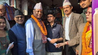 कालिकापथलाई व्यवस्थित र आकर्षक व्यापारिक केन्द्रका रूपमा विकास गर्छु :  चुन्नप्रसाद शर्मा