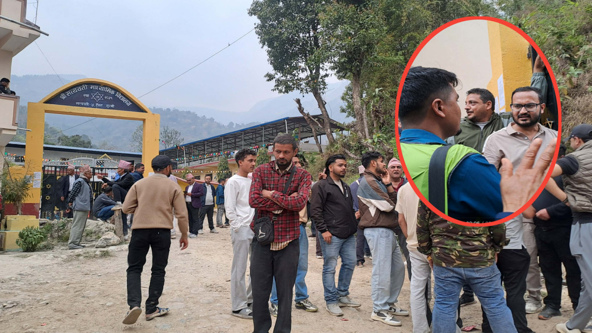 गुल्मी सत्यवती माविको मतदान केन्द्रमा पत्रकारमाथि दुर्व्यवहार
