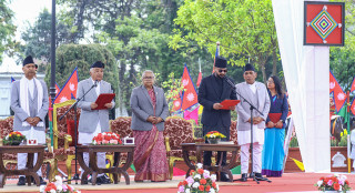 प्रधानमन्त्री बालेन्द्र शाहले लिए पद तथा गोपनीयताको शपथ