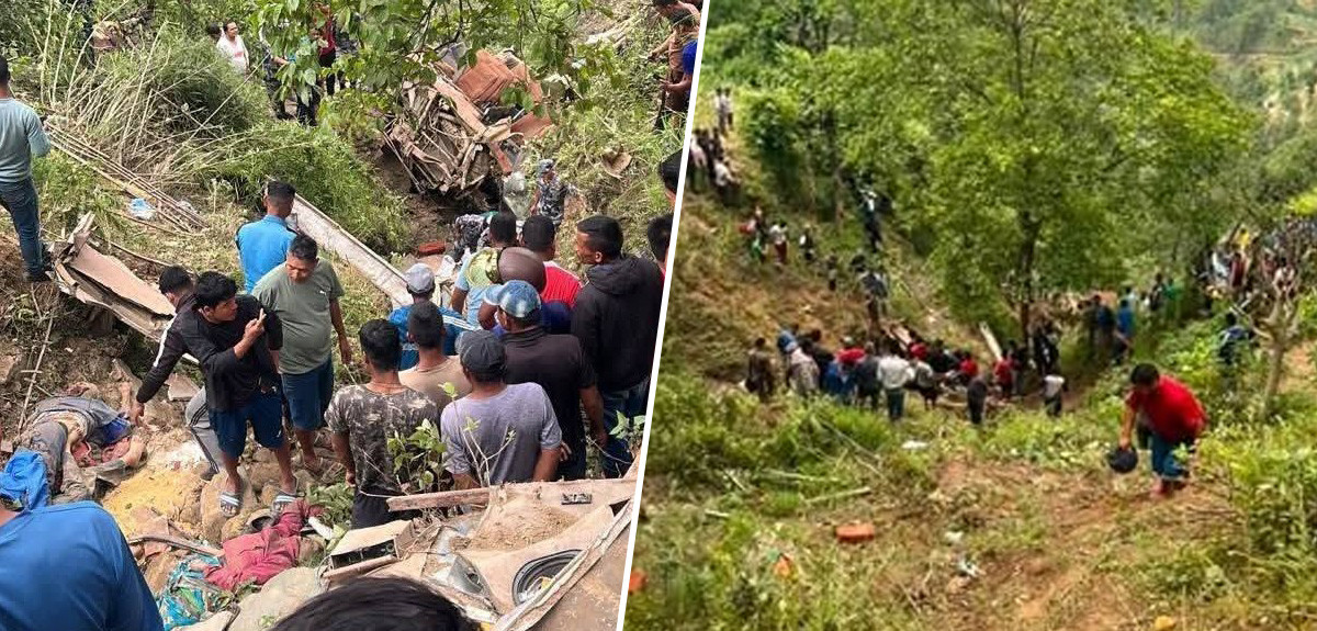 काभ्रे बस दुर्घटना : ८ जनाको मृत्यु,१६ जना घाइते