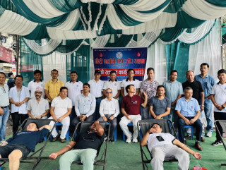 बुटवल देवीनगरमा एमजी क्लबको चौथो रक्तदान,७५ युनिट संकलन